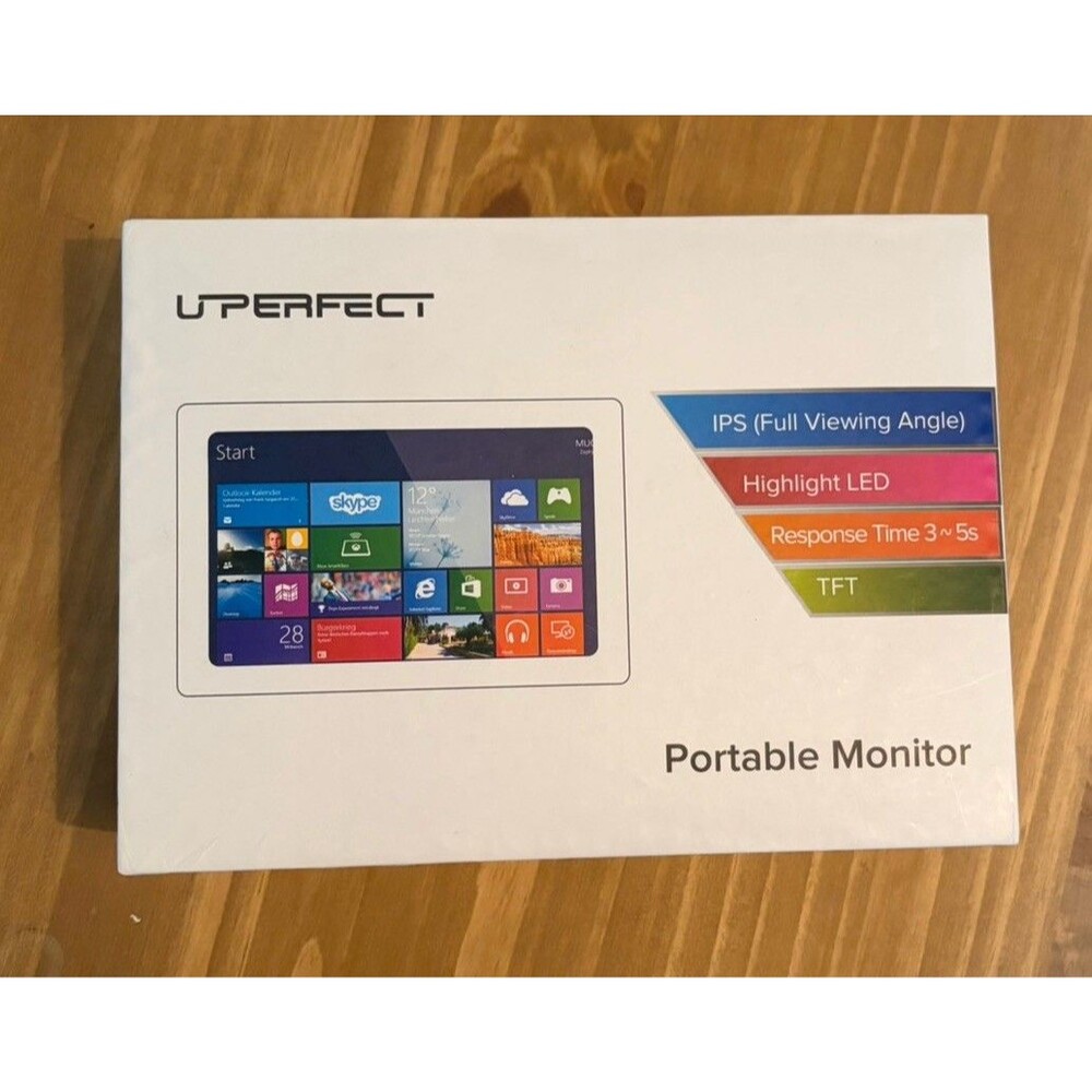 UPerfect 7” LCD Portable Monitor Display/Touchscreen USED #E